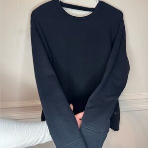 Nike Women’s Black Open Back Sweatshirt Pullover Athletic Top